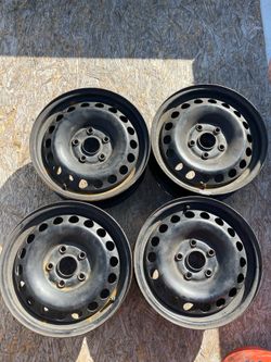 VW VOLKSWAGEN PASSAT WHEELS RIMS STOCK OEM STEEL 15