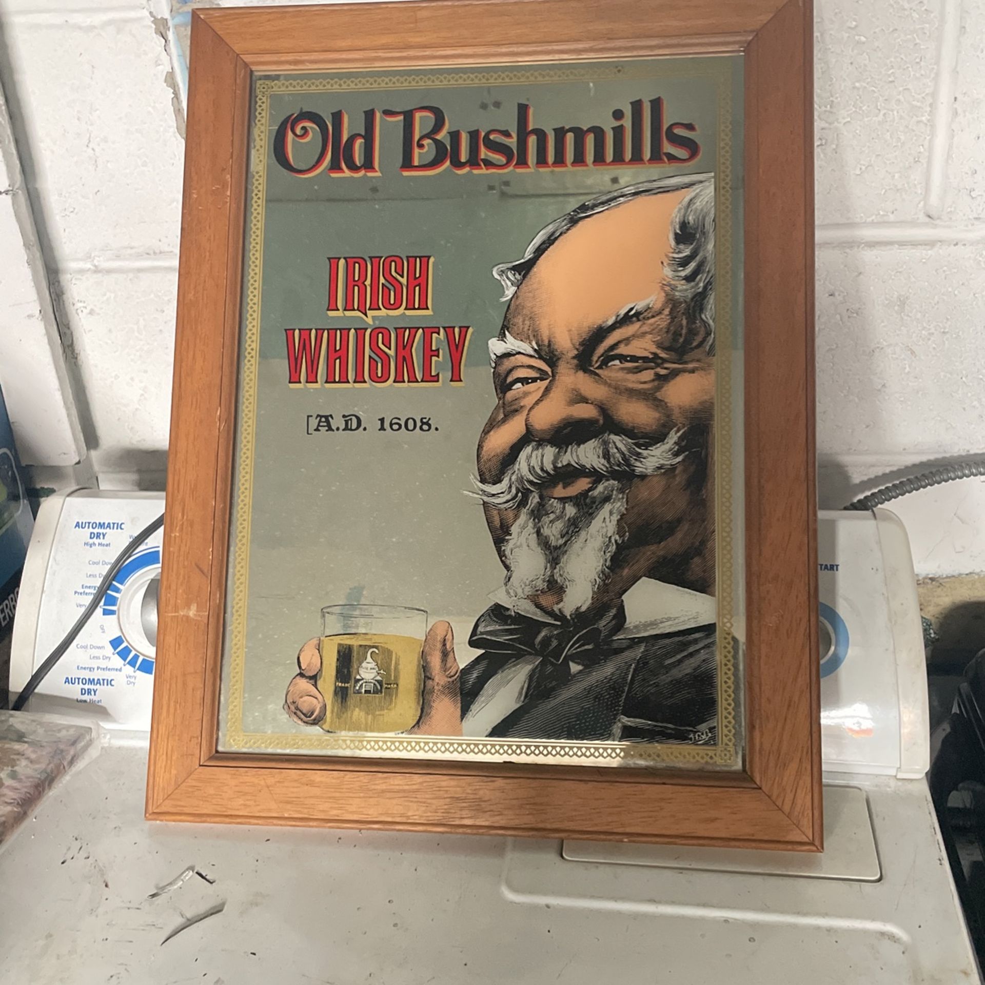 Bush mills Irish Whiskey Mirror 