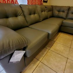 New leather Sectional Sofa oversized