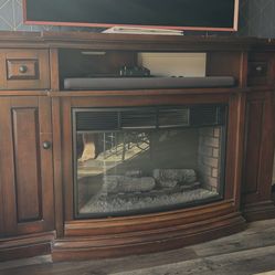 Electric Fireplace TV Stand
