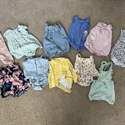 Baby Girl Summer Clothes 9M And 12M