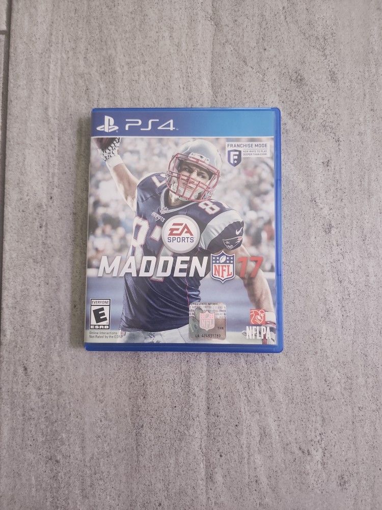 Ps4 Madden NFL 17