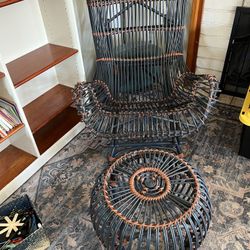 Custom Chair By Designed With Foot Stool