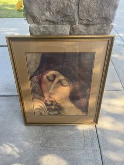 Barbara A. Wood “Dawn” Lithograph Frame.