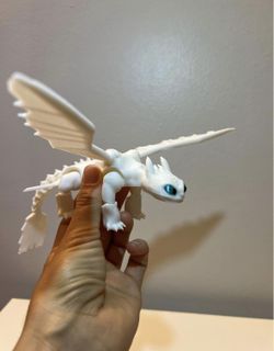 The light fury 3 D printed
