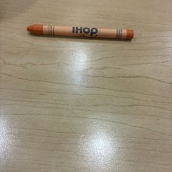 Orange iHop Crayon  