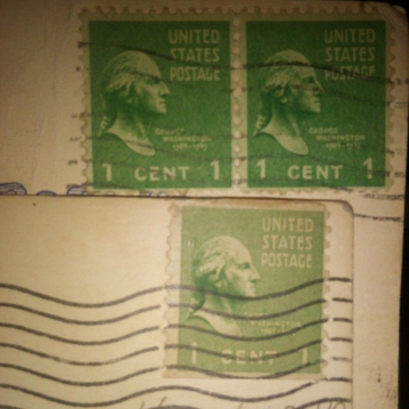 American 1cent Stamps