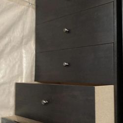 5 Drawer Dark Brown Color 