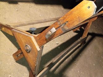 Drafting table.