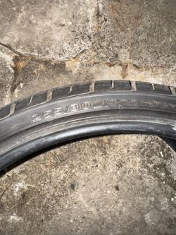 Two 255/30/22 delinte Tires 