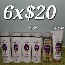 4 Pantene 2in1/1 Shampoo/1 Conditioner Volume Pantene