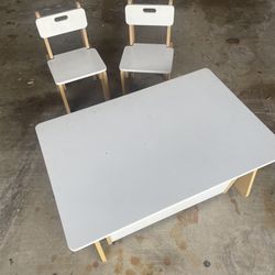 Toddler Table And Chairs With Storage