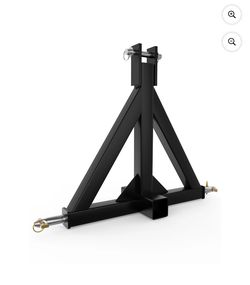  3 Point 2" Receiver Trailer Hitch Drawbar Adapter Category 1 Tractor Tow Compatible for Kubota, BX, LM25H, WLM Tractor, NorTrac, Yanmar, Kioti, Cat, 