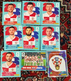 WORLD CUP 2026 PANINI STICKER. ARGELIA SOCCER TEAM.LOT OF 12 STICKERS.BRASIL Edition