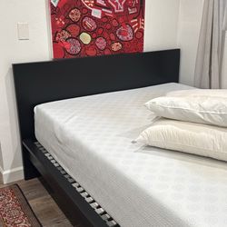 Queen Size IKEA Bed Frame Black 