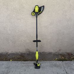 NEW RYOBI ONE+ 18V 13 in. Cordless Battery String Trimmer/Edger w/1.5ah Battery & Charger