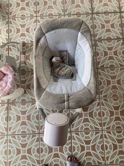 Baby swings and bassinet