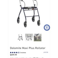 Dolomite Maxi Rollator Walker 