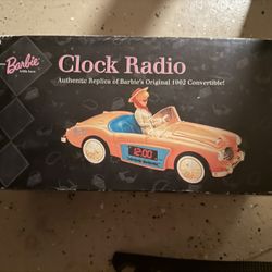 Vintage Barbie Clock radio