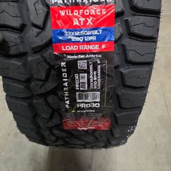 Brand New Tires (1) Pathraider Wildforce ATX (33x12.50R18LT) (Single) ($189) (12 Ply)
