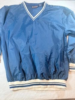 Vintage Highland Outfitters Nylon V-Neck Pullover Windbreaker – Large 1648
