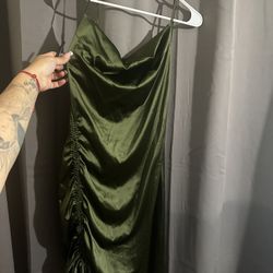 Olive Green Dress