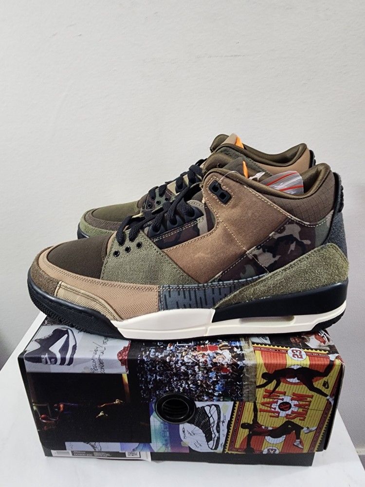 Jordan 3 Retro Patchwork Camo - Size 11
