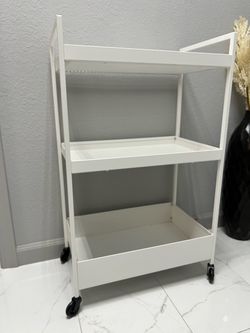 STYLISH WHITE CART (NEW) - $50