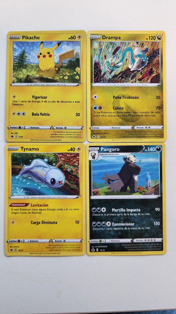 Pokemon Cards (4 Units)