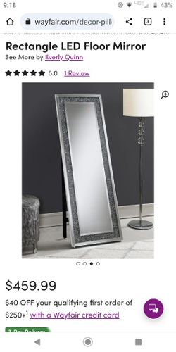 GORGEOUS FLOOR MIRROR