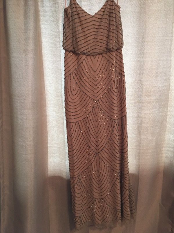 Adrianna Papell evening dress.