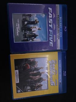 Fast and furious 5 & 6 blu ray