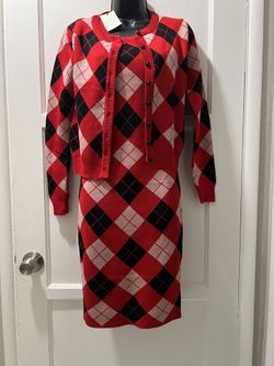 knit cardigan set dress