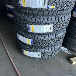 New Tires Installed/ Llantas Nuevas Instaladas 235/75/15 Good Year Tires