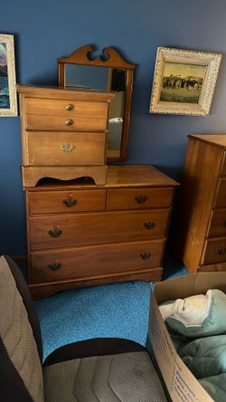 Dresser&Mirror&Chest&Night Stand