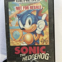 Sonic The Hedgehog Sega Genesis Game