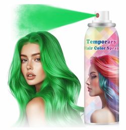 Temporary Hair Color Spray – Green 2 pack