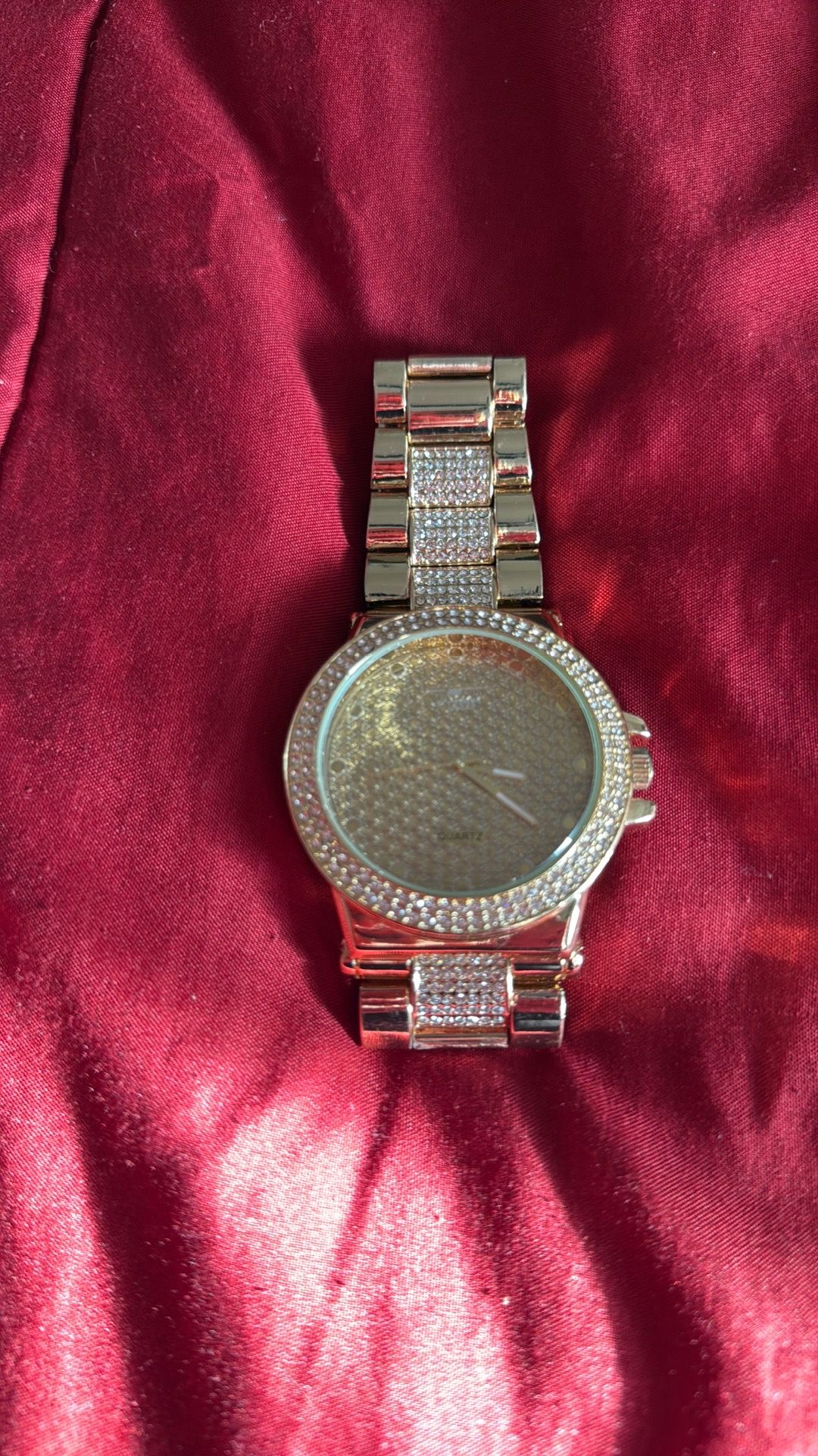 Crystal Techino pave Crystal Men’s Rare Watch