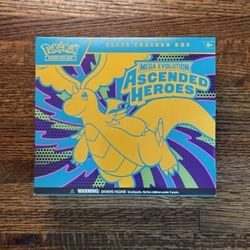 POKEMON MEGA EVOLUTION ASCENDED HEROES ETB  ELITE TRAINER BOX 