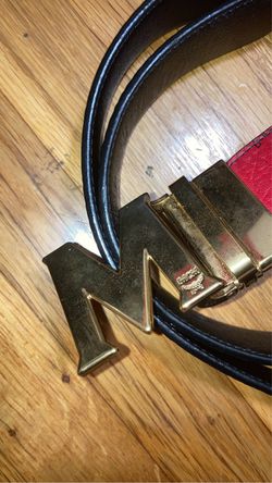 Blue reversible MCM belt size 32 for Sale in Oakland, CA - OfferUp