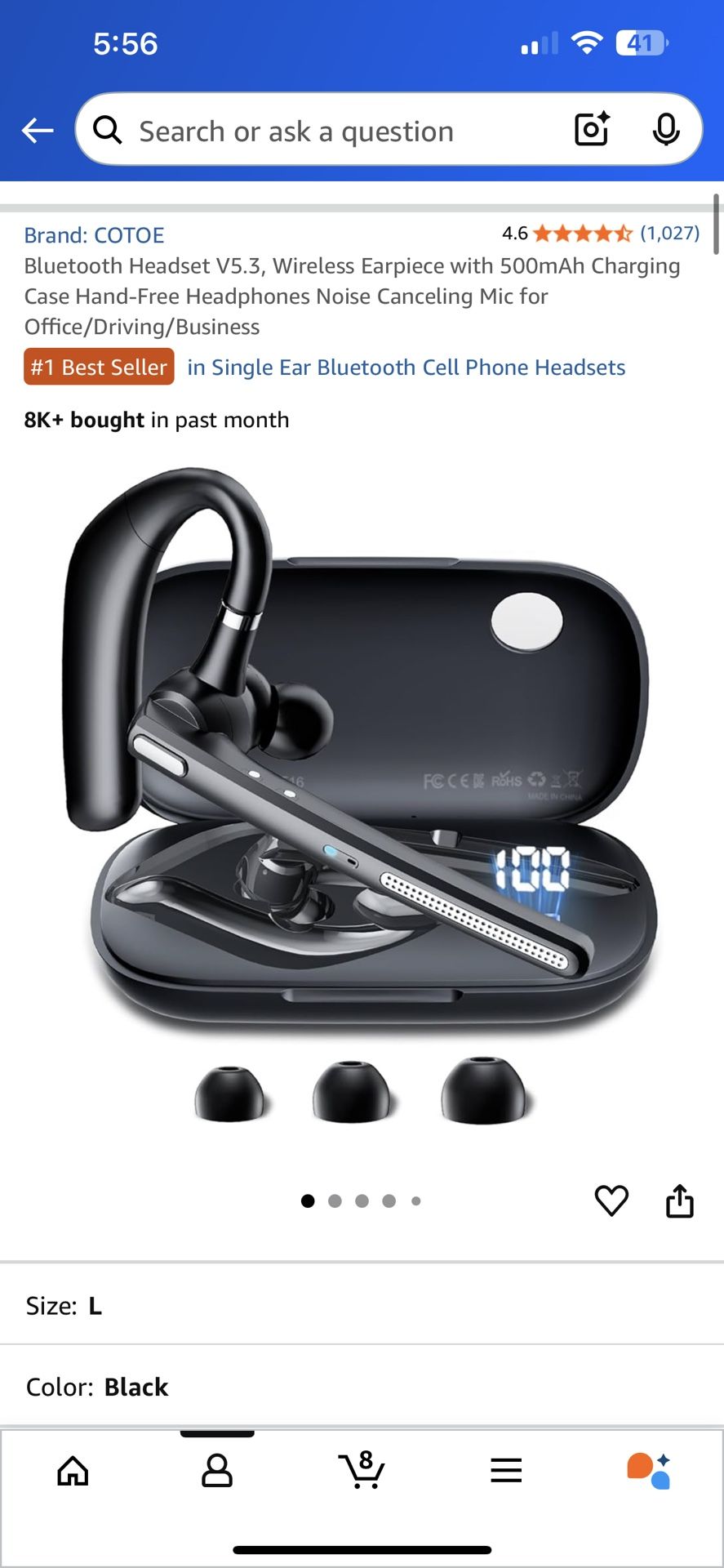 cotoe wireless headset bluetooth