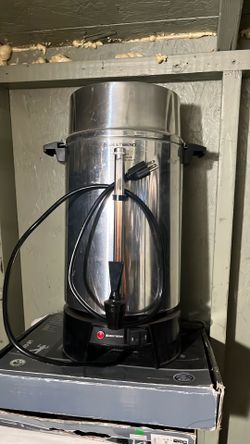 West Bend 33600 Commercial Coffee Maker, Silver.