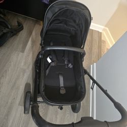 Mompush Wiz 2 in 1 Baby Stroller with Bassinet Mode, Convertible Infant Stroller for Newborn and Toddler with Reversible Seat and Large UPF 50+ Canopy
