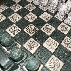 Aztec Mayan Chess Set