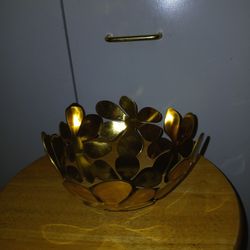 Golden Flower Bowl 