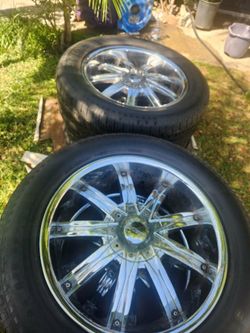 Truck rims and tires