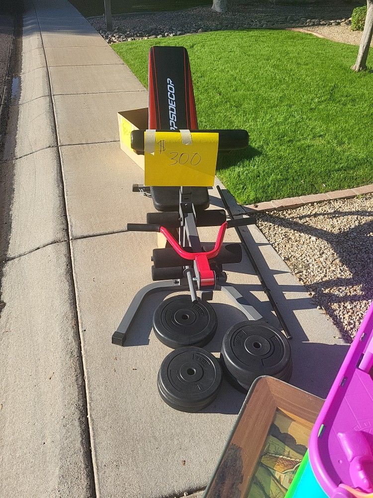 Weight Set Almost Brand New!