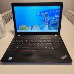 Lenovo ThinkPad E570 15.6" laptop
Intel Core i3 - 6006U 
120GB SSD 
8GB RAM 
Windows 11 pro. Microsoft office installed.  Nothing wrong.  ** NO TRADES