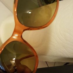 Chanel sunglasses orange