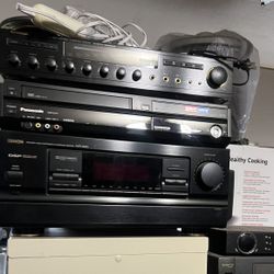 Pioneer, Denon, Panasonic VHS, Sound Receiver